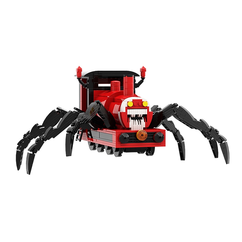Choo-Choo Charles Red Monster Spider Train Horrors Game Building Blocks Set 10 - Choo Choo Charles Plush Moc Choo Choo Charles Building Blocks Set Horrors Game Spider Train Animal Figures Bricks Toys For - Choo Choo Charles Plush