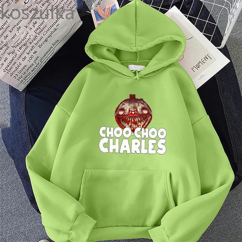 2022 Choo Choo Charles Hoodie Sweatshirts winter Women s cute printing Hooded Female Thicken Warm Hoodies 1 - Choo Choo Charles Plush