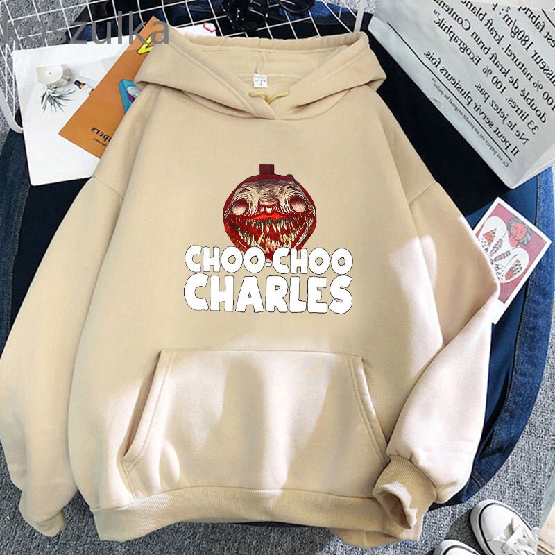 2022 Choo Choo Charles Hoodie Sweatshirts winter Women s cute printing Hooded Female Thicken Warm Hoodies 4 - Choo Choo Charles Plush