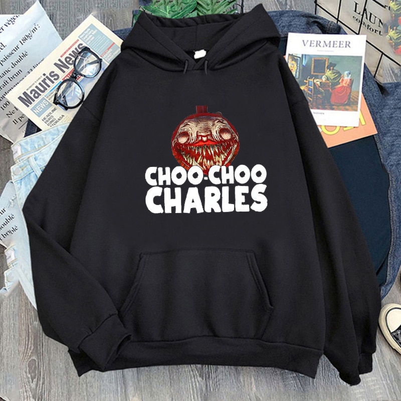 2022 Choo Choo Charles Hoodie Sweatshirts winter Women s cute printing Hooded Female Thicken Warm Hoodies - Choo Choo Charles Plush