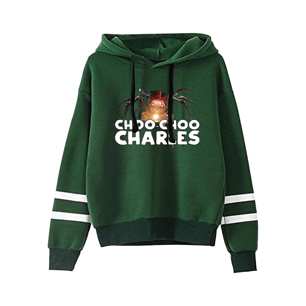 Choo Choo Charles 2022 Game Pocketless Parallel Bars Sleeve Sweatshirts Women Men Hoodie Harajuku Streetwear Unisex 4 - Choo Choo Charles Plush