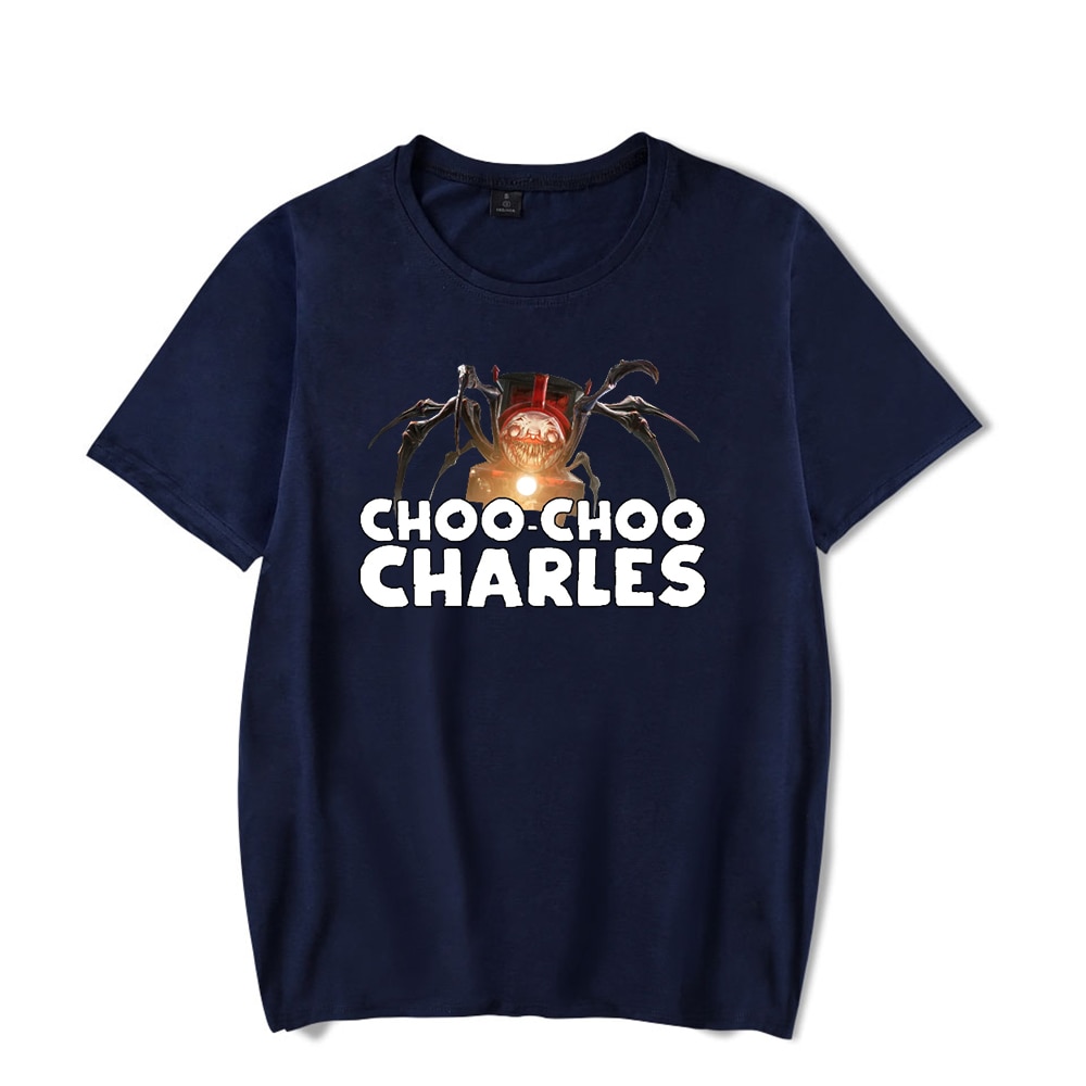 Choo Choo Charles Game 2022 Tshirt Crewneck Short Sleeve Tee Women Men T shirt Harajuku Streetwear 3 - Choo Choo Charles Plush